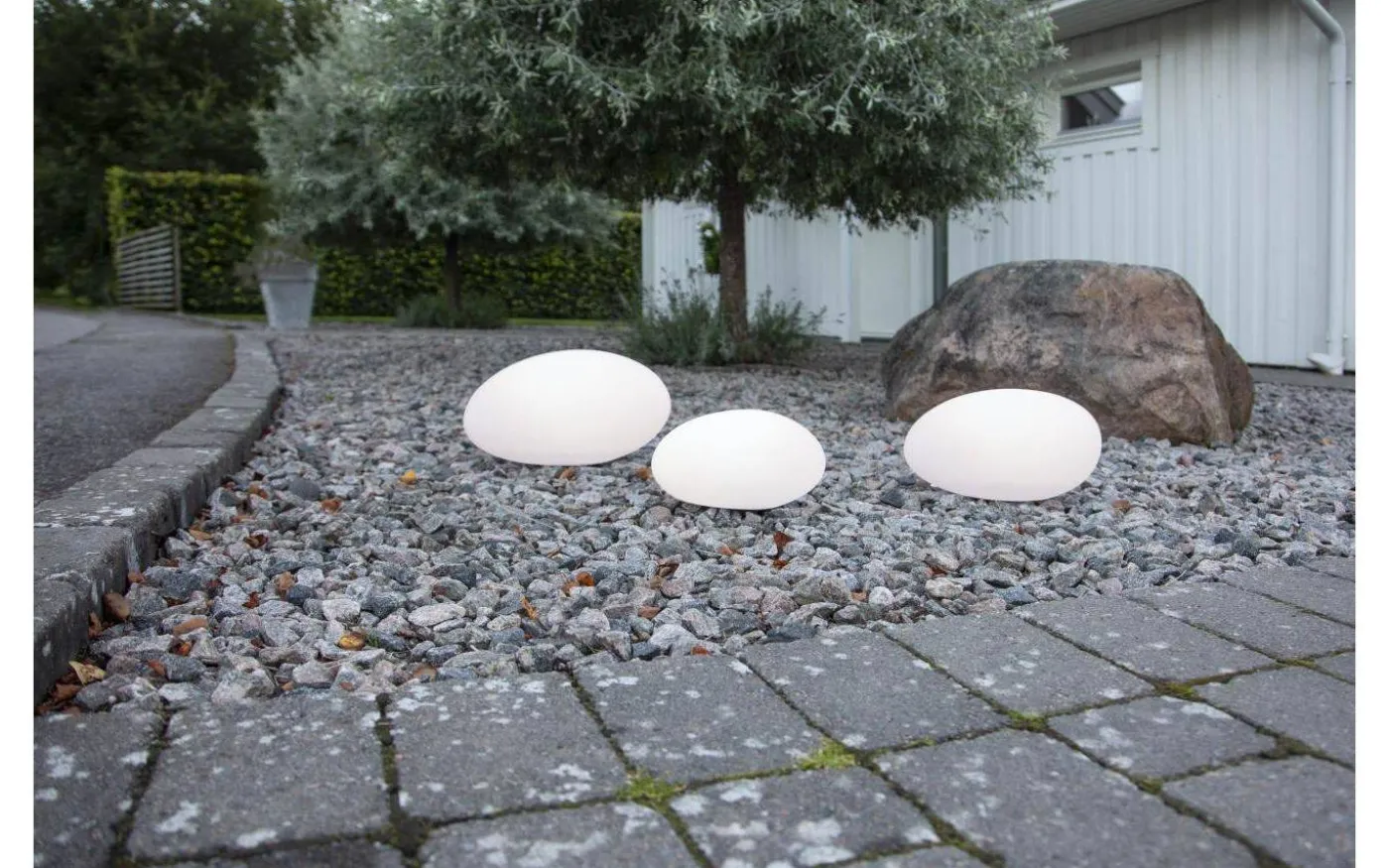 Globy Solcellsdekoration 40cm Vit IP44