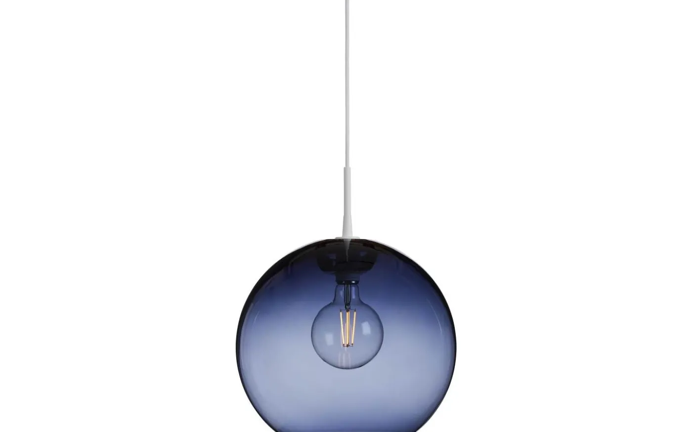 Gloria Blått Glas Ø38cm