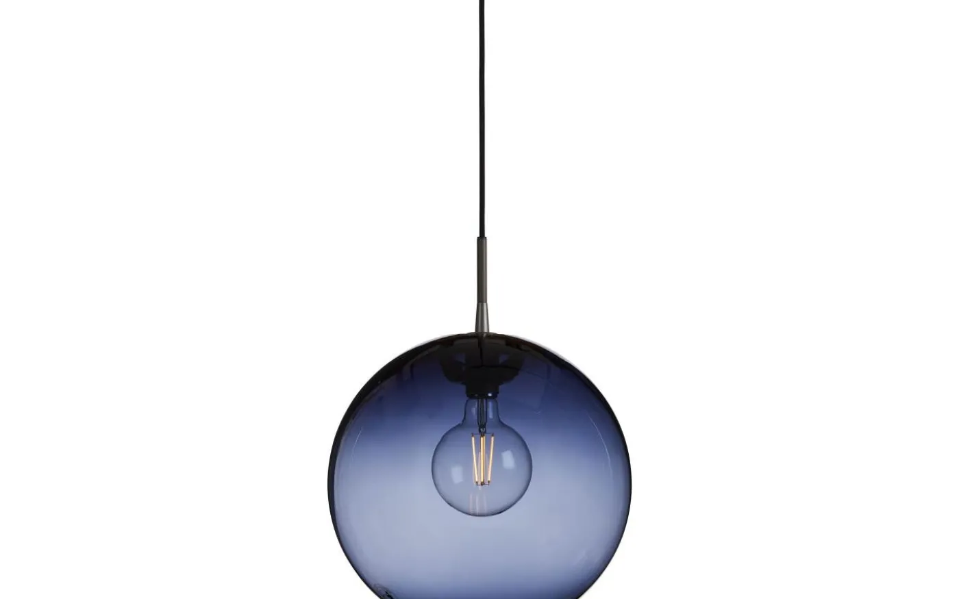 Gloria Blått Glas Ø38cm