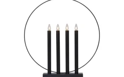 Glory Adventsljusstake Svart 45cm