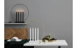 Visa Alla Adventsljusstakar|Adventsljusstakar 31-60 Cm<Star Trading Glory Adventsljusstake Vit/Mässing 45cm