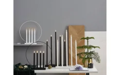 Visa Alla Adventsljusstakar|Adventsljusstakar 31-60 Cm<Star Trading Glory Adventsljusstake Vit/Mässing 45cm