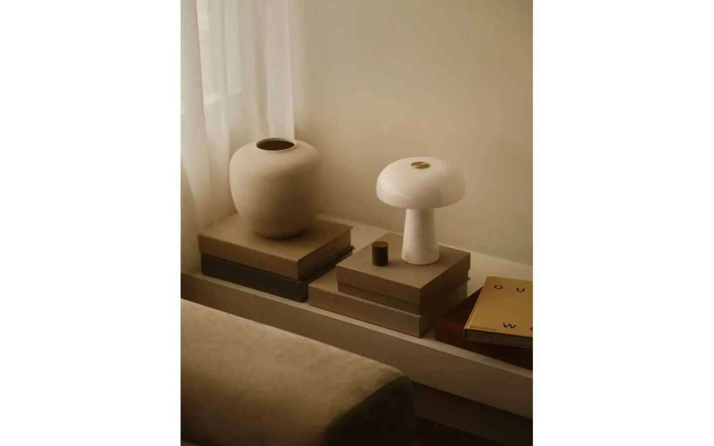 Design for the people Glossy Mini Bordslampa 24cm Vit* Bordslampor