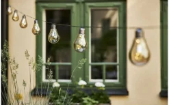 Partyslingor Inomhus 230V|Partyslingor Utomhus 230V<Star Trading Glow Ljusslinga 3,6m 10L Rökfärgad IP44