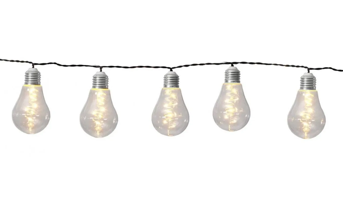 Glow Solcellsdriven Ljusslinga 1,9m LED Varmvit