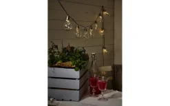 Glow Solcellsdriven Ljusslinga 1,9m LED Varmvit