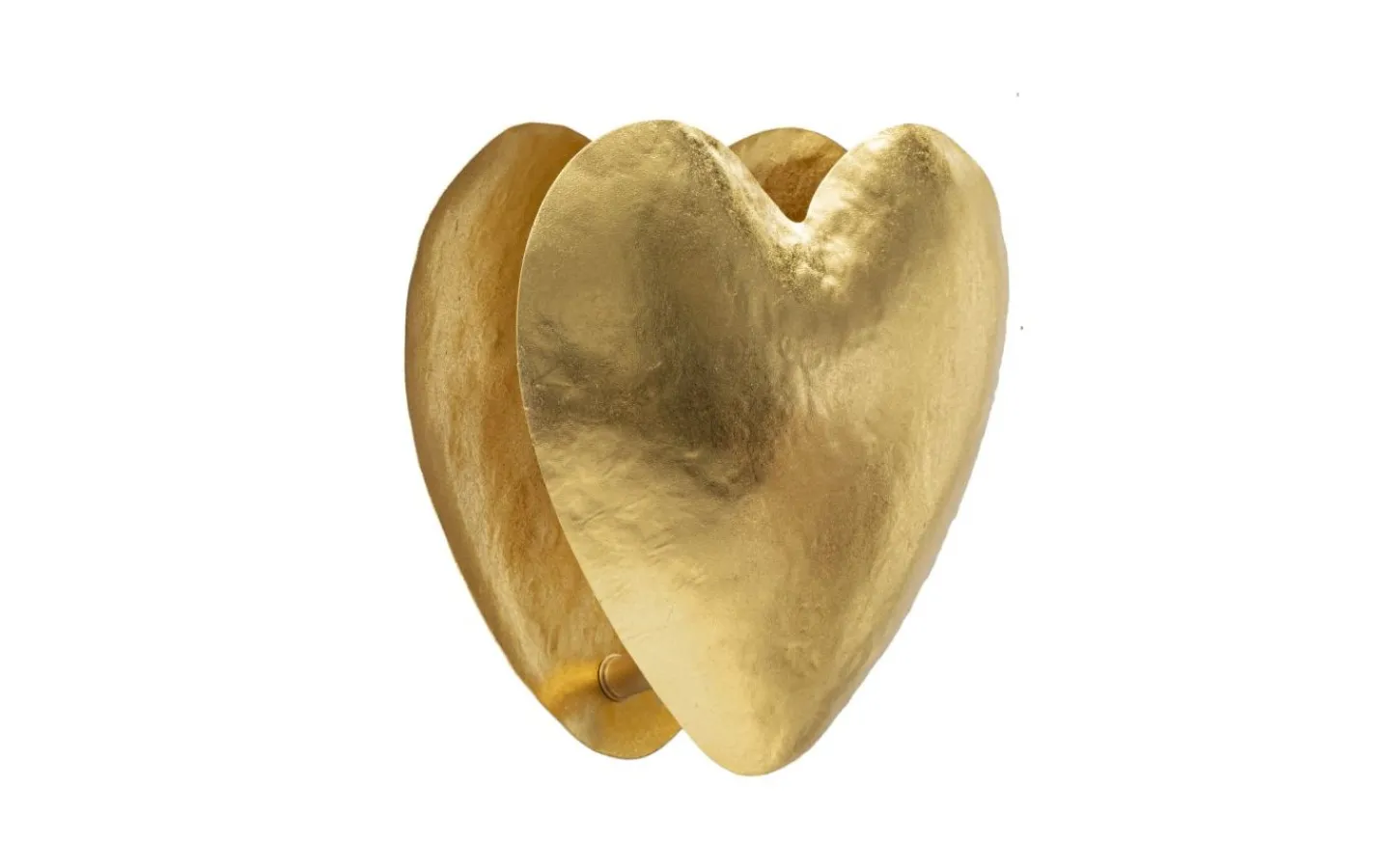 Mauro Ferretti Goldy Vägglampa Hjärta 24cm Guld* Lampetter