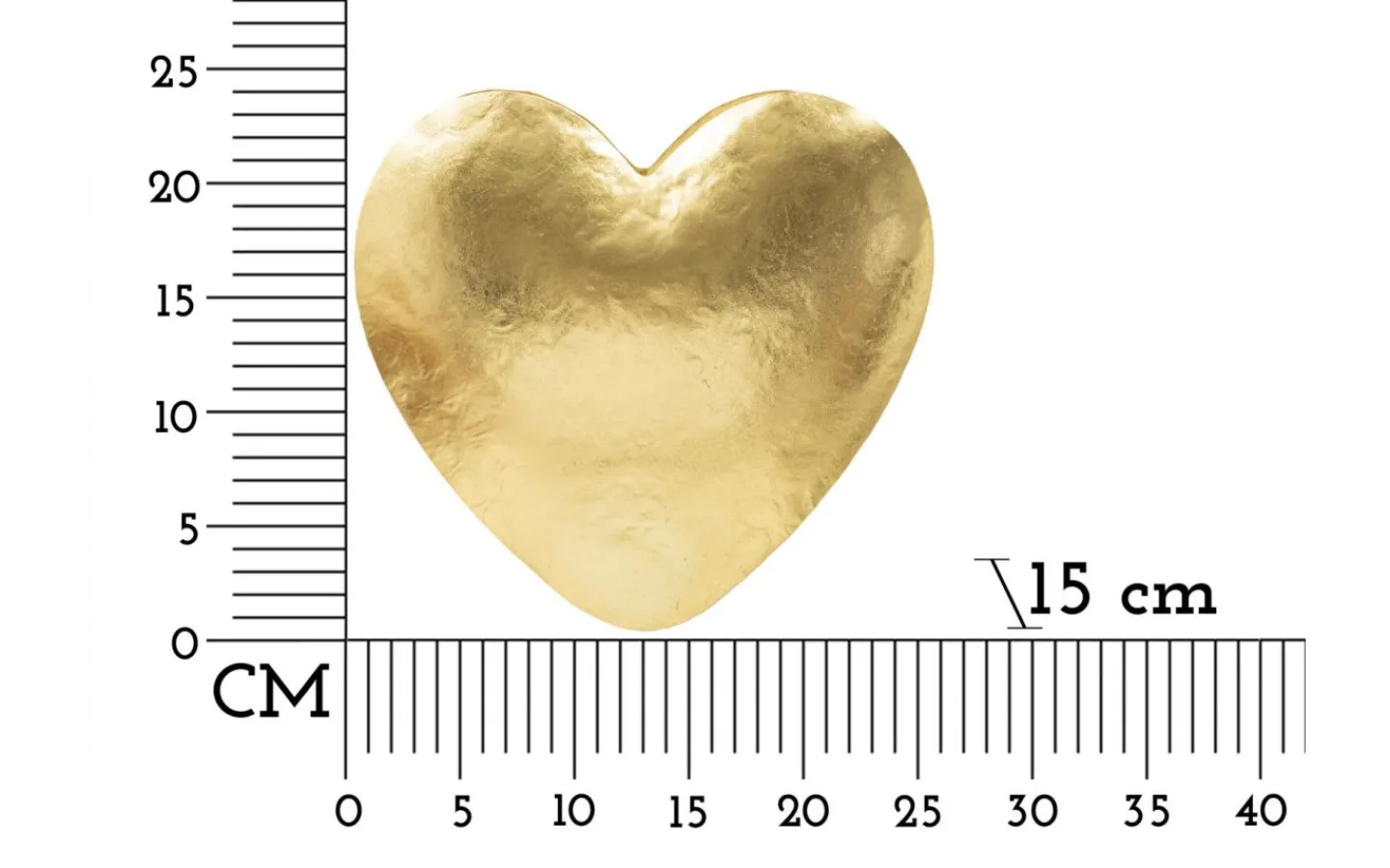 Mauro Ferretti Goldy Vägglampa Hjärta 24cm Guld* Lampetter