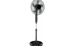 Golvfläkt, 16-, Svart, 45W