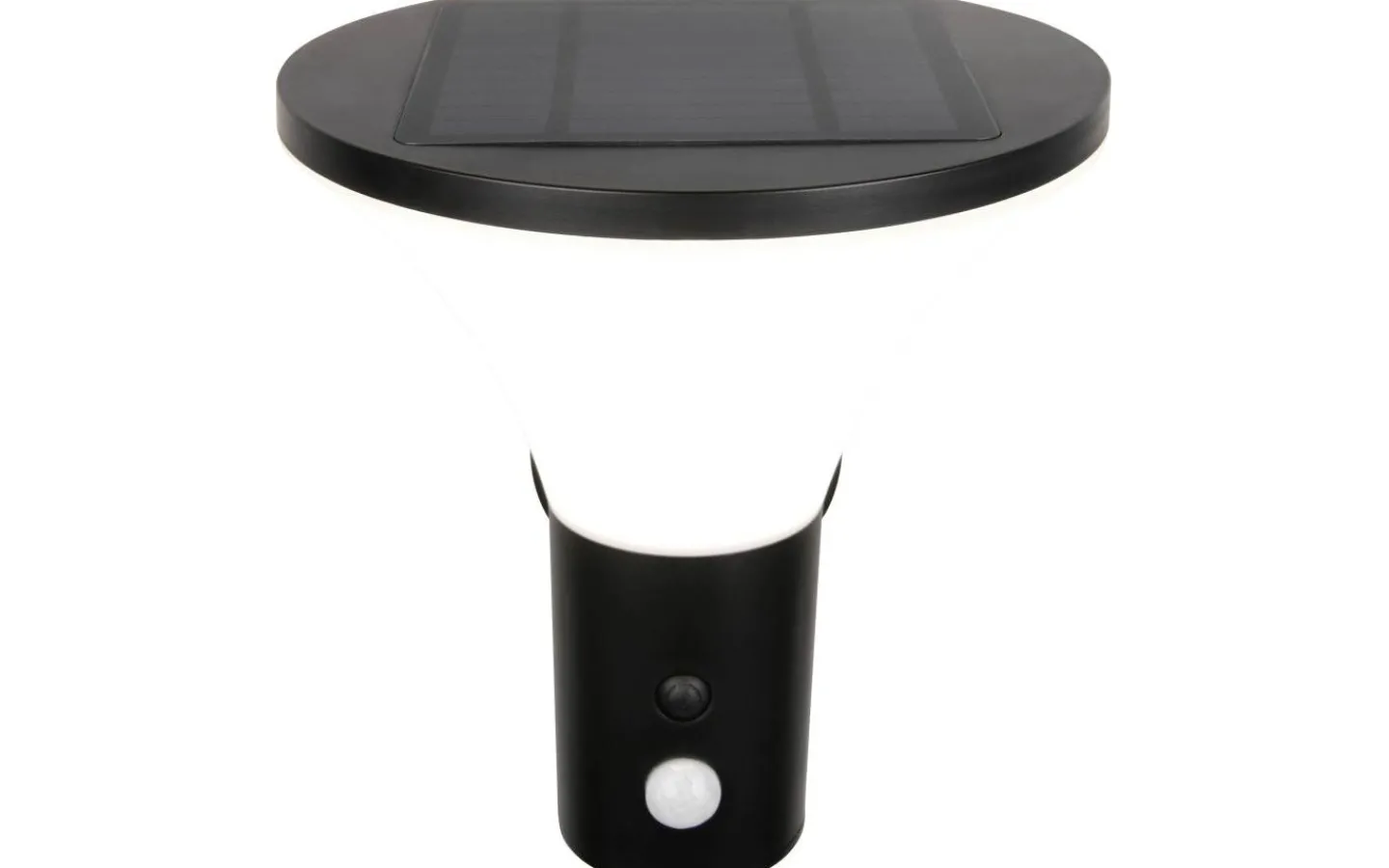 Reality Gorda hybrid solcellsdriven Vägglampa LED matt svart/vit uppladdningsbar rörelse- och skymningssensor 4000K IP44* Solcellslampor Vägg|Visa Alla Solcellslampor