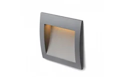 Gordiq M Infälld Vägglampa Antrasitgrå LED 3W IP65 3000K