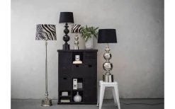 PR Home Grace Lampfot 74cm Svart* Vardagsrum|Sovrum