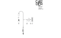 Globen Lighting Grace Vägglampa Mässing* Hall & Trappa|Lampetter