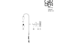 Globen Lighting Grace Vägglampa Mässing* Hall & Trappa|Lampetter