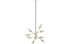 Eglo Gradoli Taklampa 71cm 8L Mässing* Hall & Trappa|Stora Taklampor Ø70-150 Cm