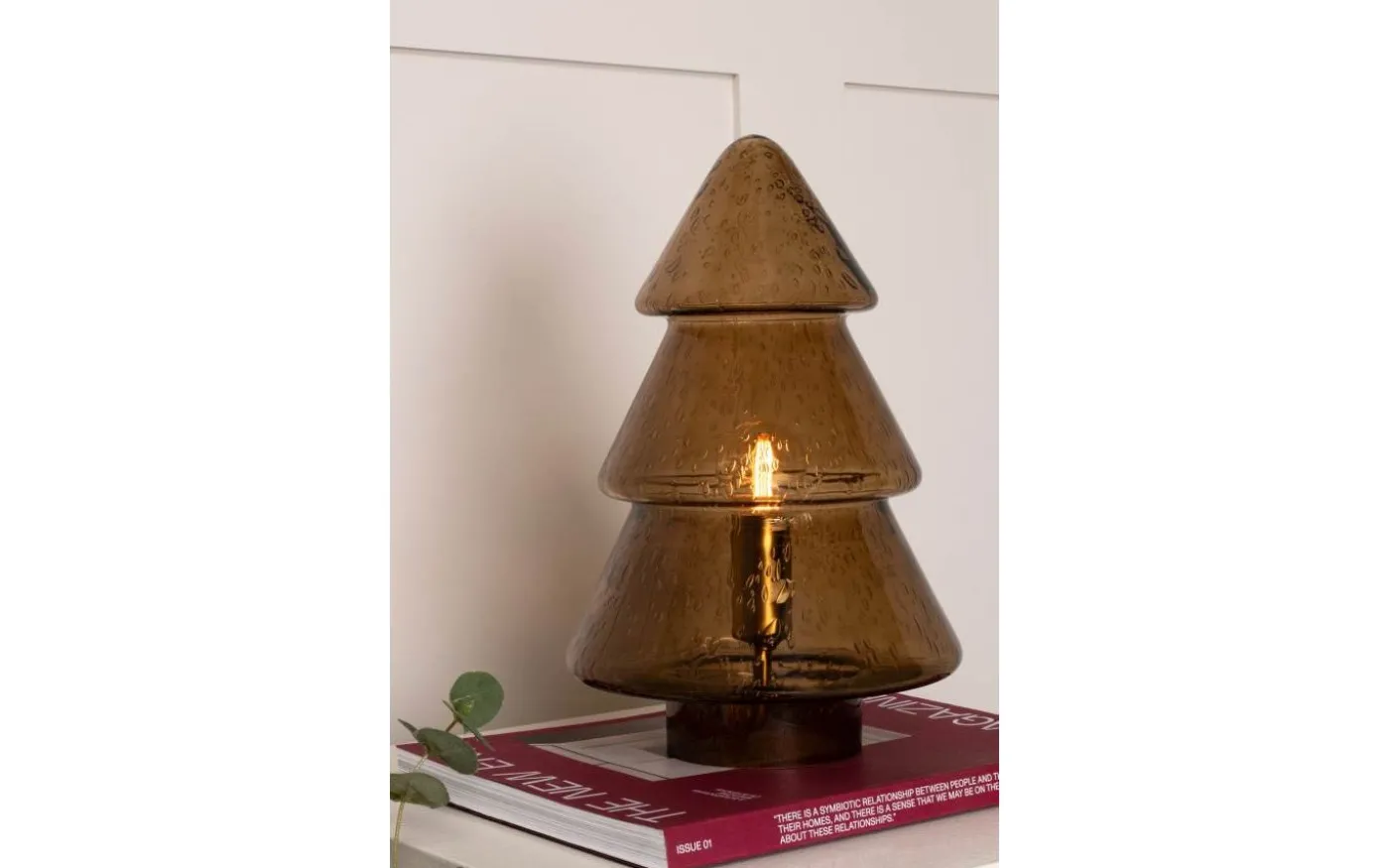 Gran Bordslampa 31cm Brun