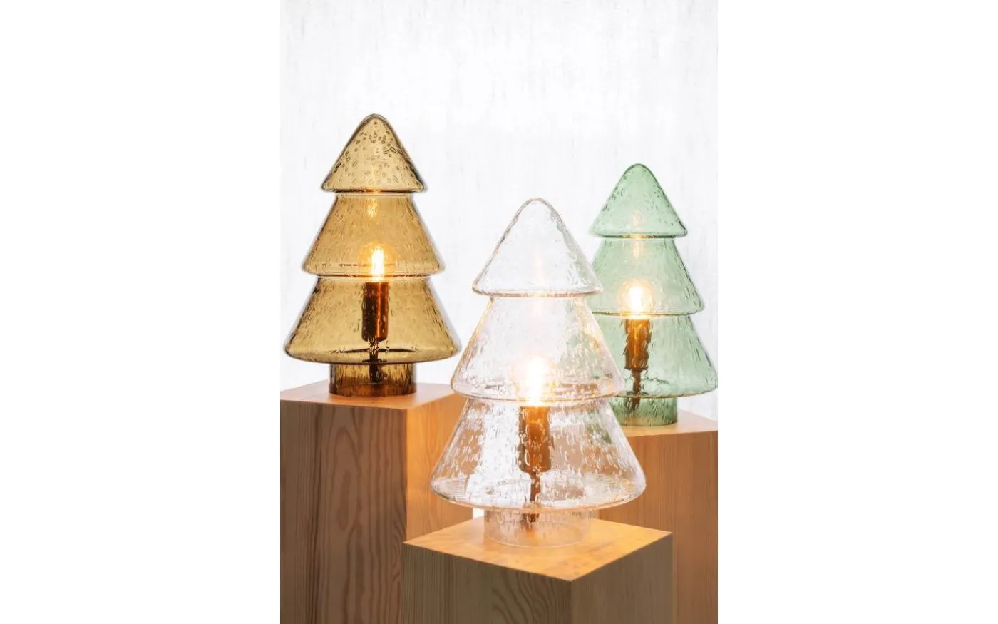 Gran Bordslampa 31cm Brun