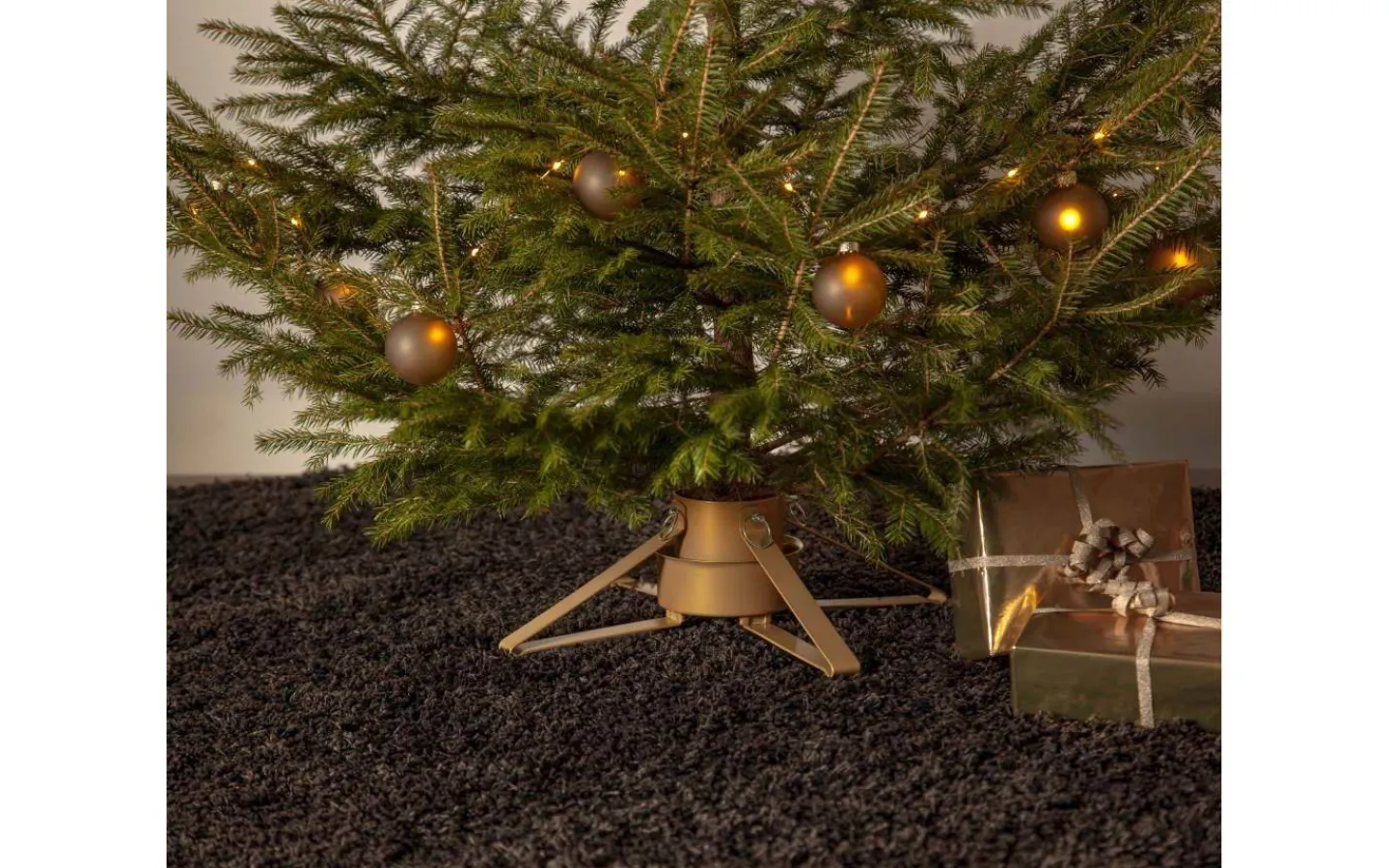 Star Trading Granig Julgransfot 50cm Guld* Julgranstillbehör