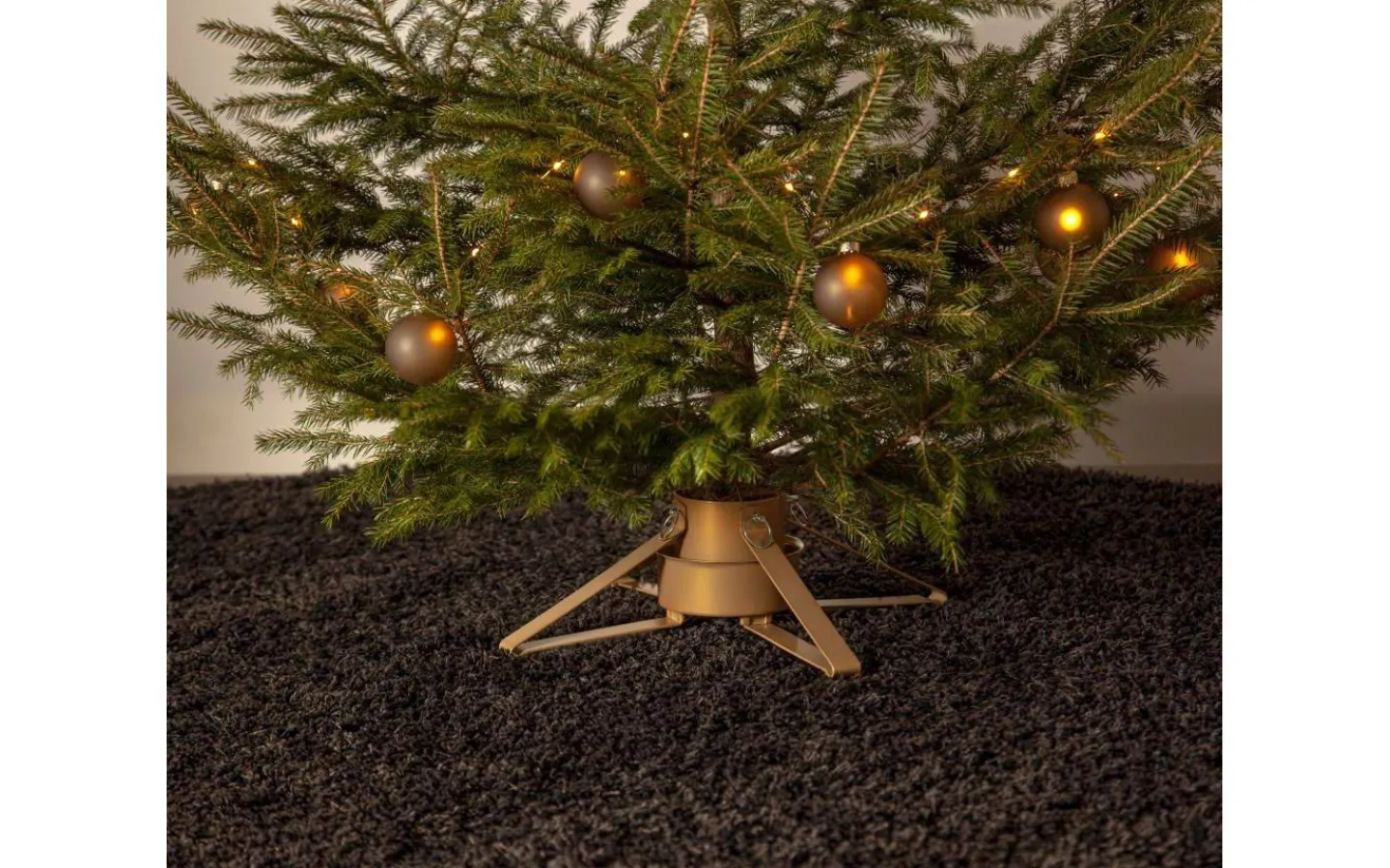 Star Trading Granig Julgransfot 50cm Guld* Julgranstillbehör