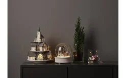 Star Trading Grauberg Batteridriven Speldosa 29cm Grå* Julbyar Och Figurer