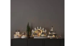 Star Trading Grauberg Batteridriven Speldosa 29cm Grå* Julbyar Och Figurer