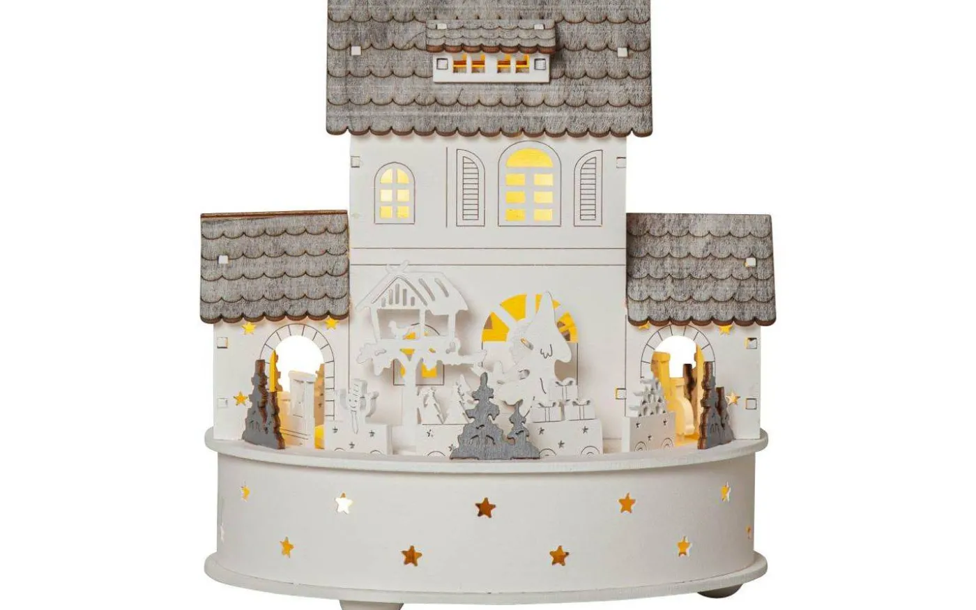 Grauberg Batteridriven Speldosa 19cm Grå