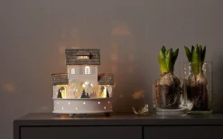 Grauberg Batteridriven Speldosa 19cm Grå