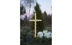 Gravecross Batteridriven Dekoration 41cm Timer 200h IP44