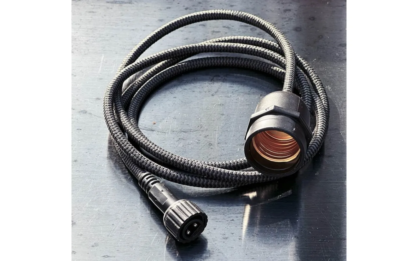 Lightson Garden Plug & Play<Lightson Gravity Pendel E27 1,5m Svart/Grå Textilkabel