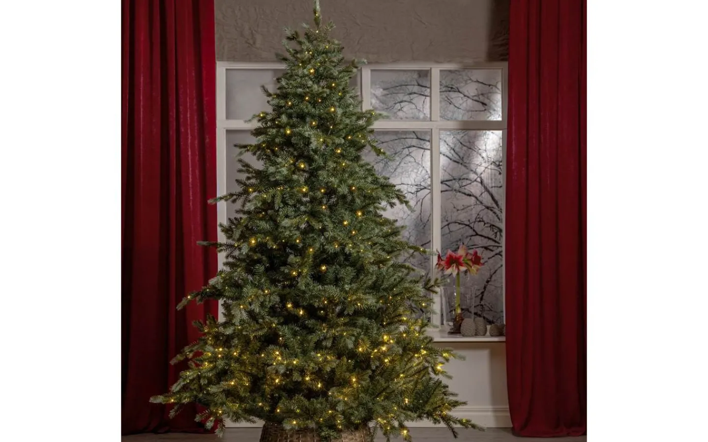 Star Trading Greyland Konstgran 700LED 210cm Grön* Konstgranar Med Led