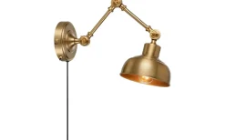 Markslojd Grimstad Vägglampa Mässing* Kök & Matplats|Läslampor