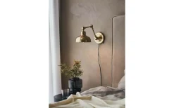 Markslojd Grimstad Vägglampa Mässing* Kök & Matplats|Läslampor
