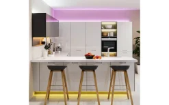 12V Led Slinga<Reality Grip LED-remsa 3m RGB+3000K Komplett Kit Svart