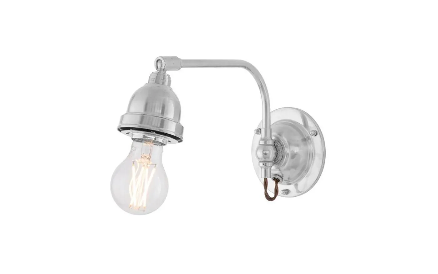 Gripenberg - Förnicklad / Fast montage / Brun sld