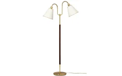 ArmaturHantverk Gripsholm Golvfot 148cm Mässing/Mahogny* Klassiska Golvlampor|Golvfötter