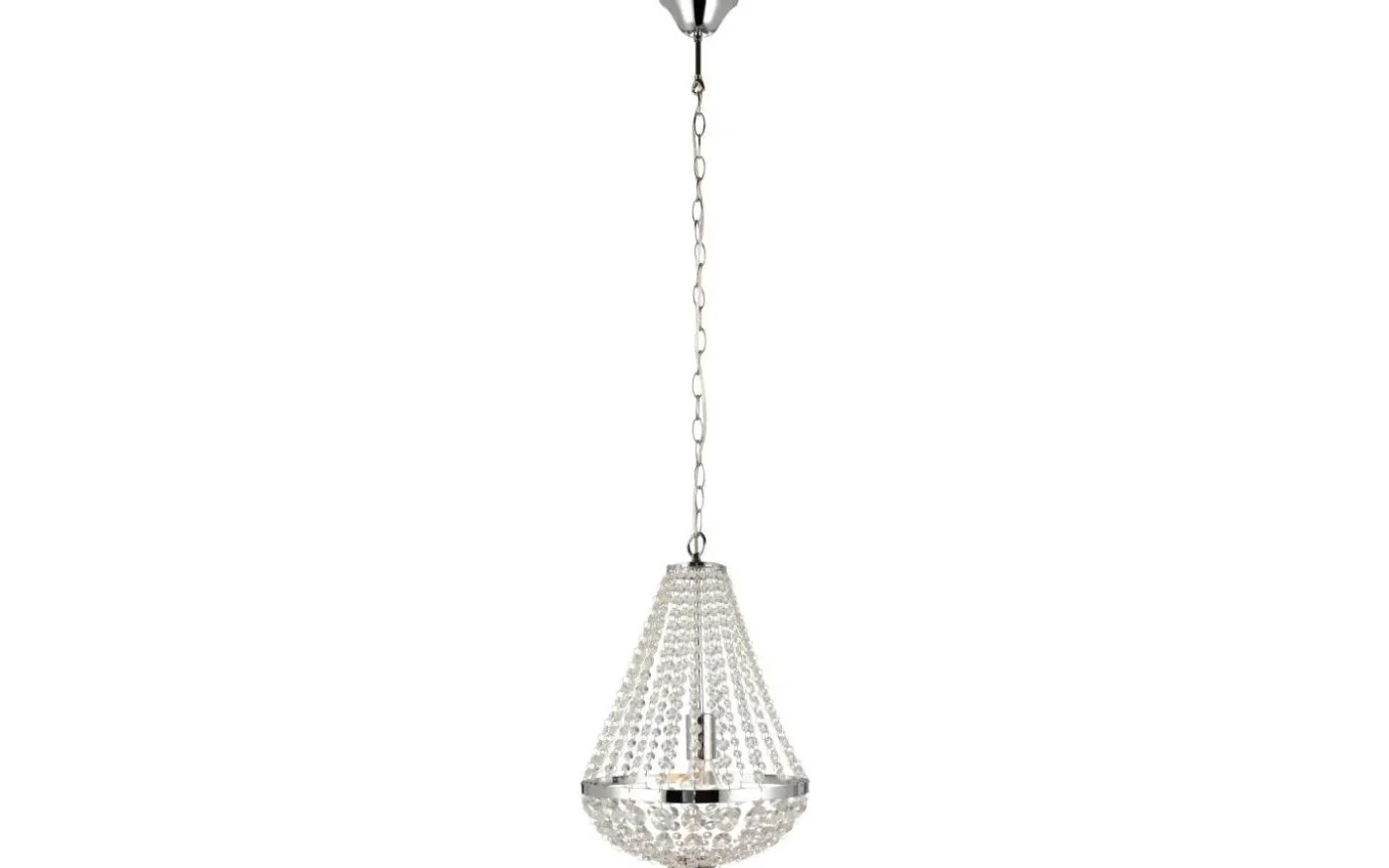 Gränsö Kristallkrona 30cm Krom