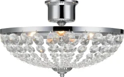 Kristallplafonder<Markslojd Gränsö Kristallplafond 3xE14