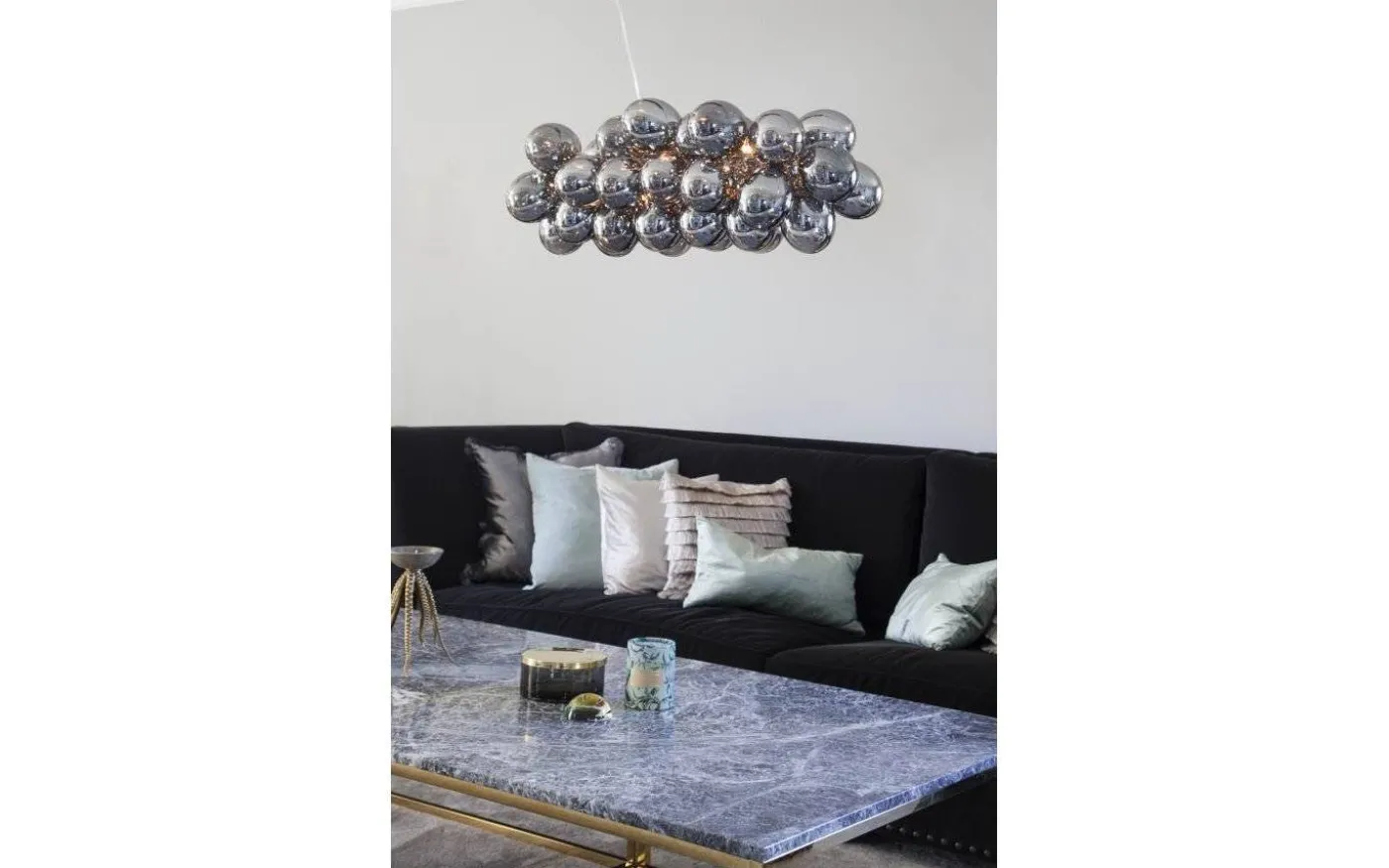 Gross Bar Taklampa 80cm Rökgrå