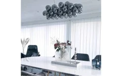 Gross Bar Taklampa 80cm Rökgrå