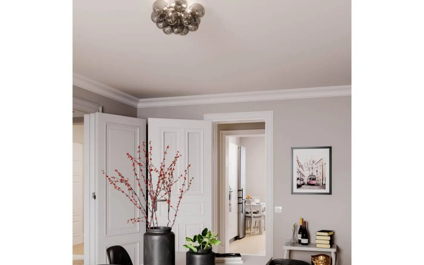 Gross Plafond 30cm Rökgrå