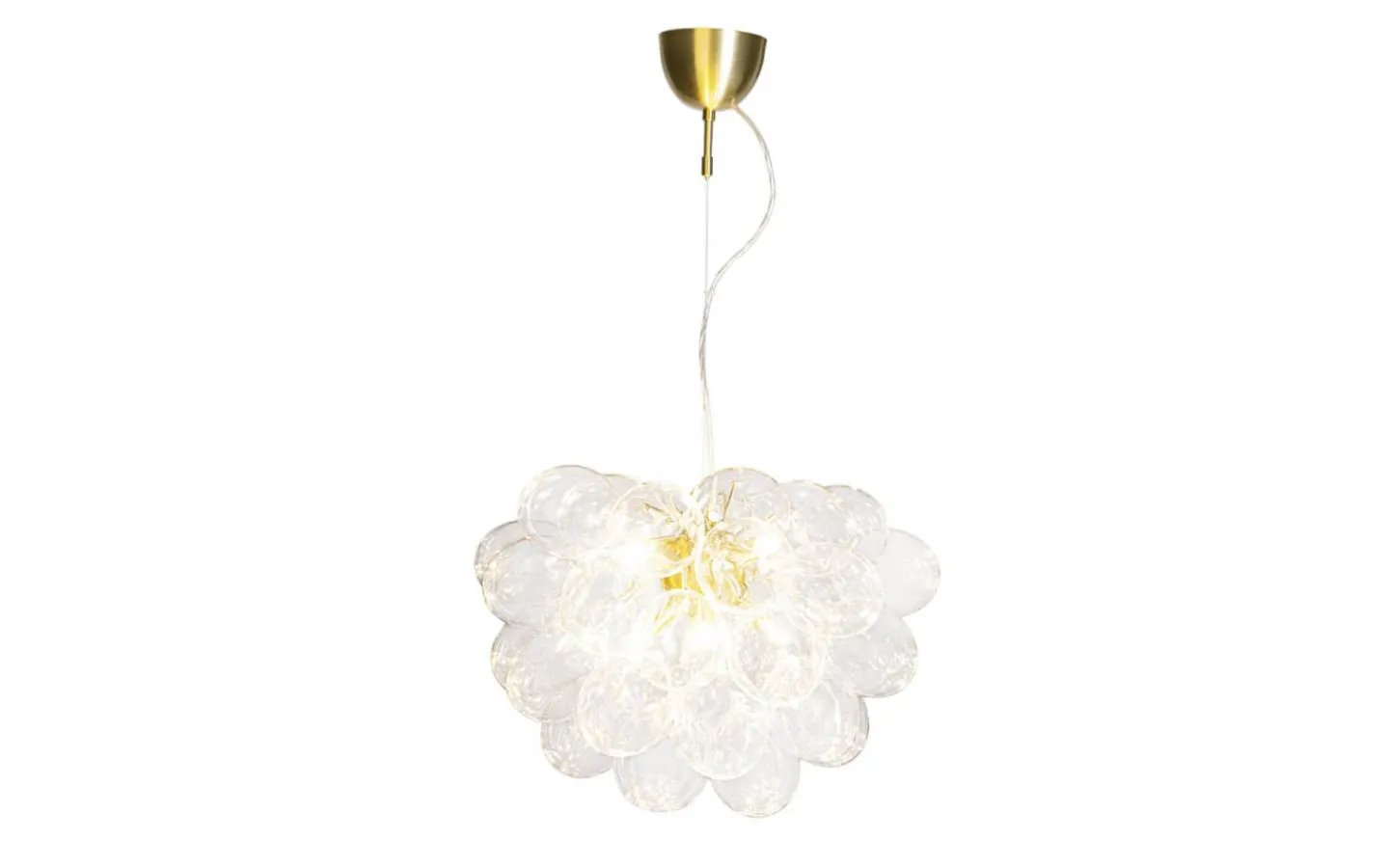 Stora Taklampor Ø50-69 Cm<By Rydens Gross Taklampa 50cm Mässing/Klar