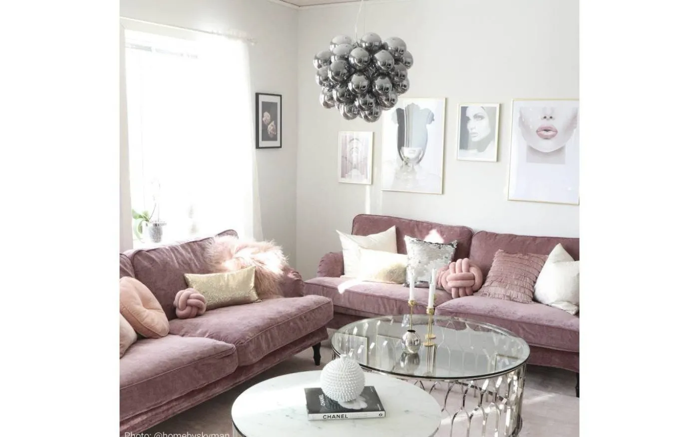 Gross Taklampa 50cm Rökgrå