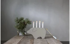 Star Trading Gry Adventsljusstake 28cm Beige* Visa Alla Adventsljusstakar|Adventsljusstakar 0-30 Cm