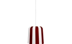 Fönsterlampor<Dyberg Larsen Gry Fönsterlampa 20cm Mörkröda Ränder