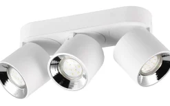 Guayana Spotlight 3-delad GU10 matt vit