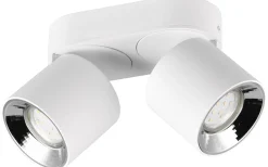 Guayana Spotlight 2-delad GU10 matt vit