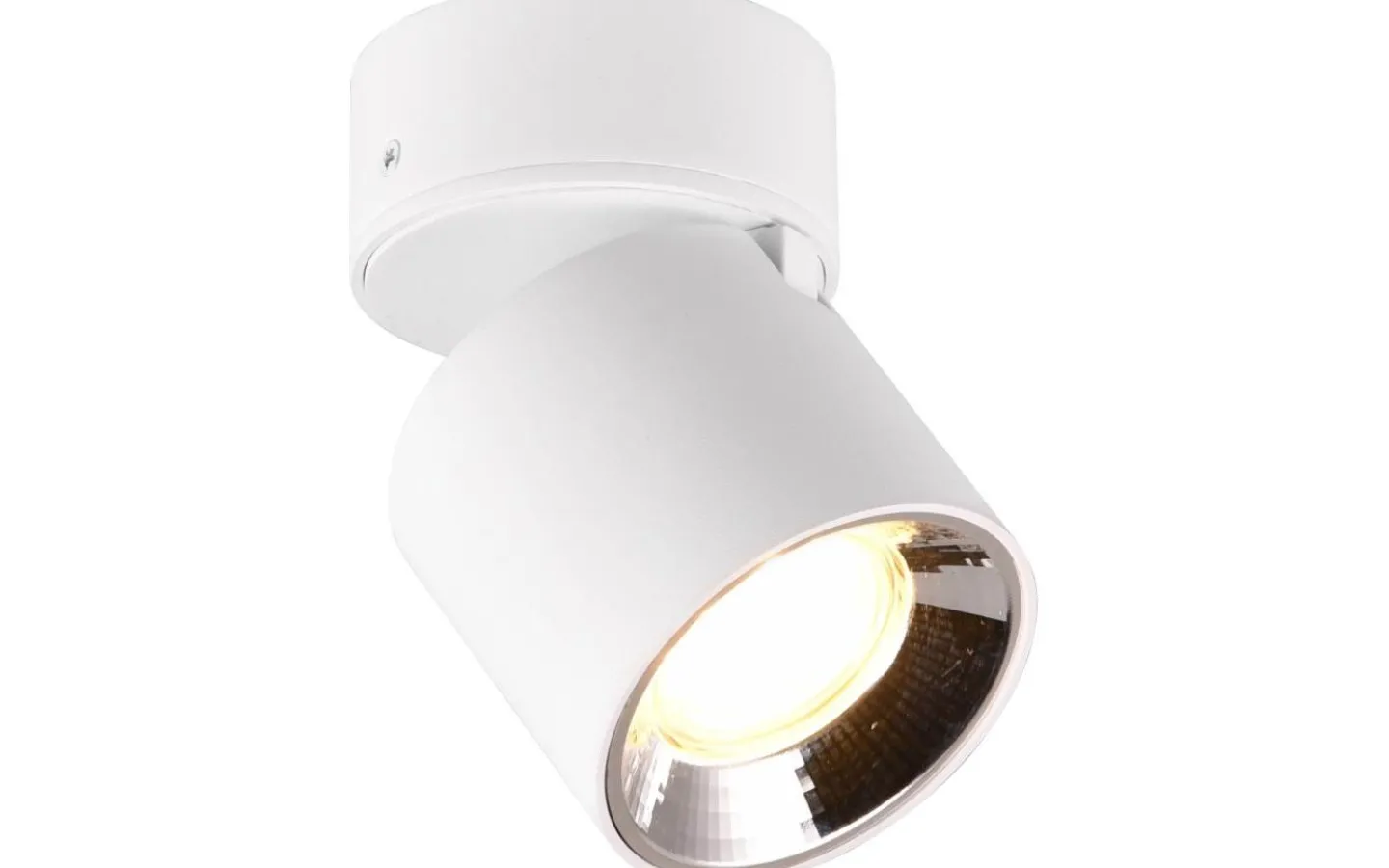 Trio Lighting Guayana Spotlight 1-dels GU10 matt vit* Takspot Med 1 Lampa