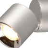 Takspot Med 1 Lampa<Trio Lighting Guayana Spotlight 1-dels GU10 borstad aluminium