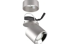 Takspot Med 1 Lampa<Trio Lighting Guayana Spotlight 1-dels GU10 borstad aluminium