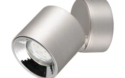 Takspot Med 1 Lampa<Trio Lighting Guayana Spotlight 1-dels GU10 borstad aluminium